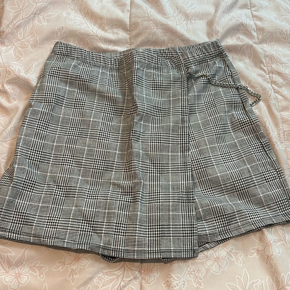 Plaid skort